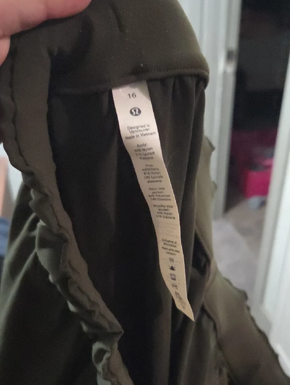 lululemon athletica Olive Green Drawstring Pants